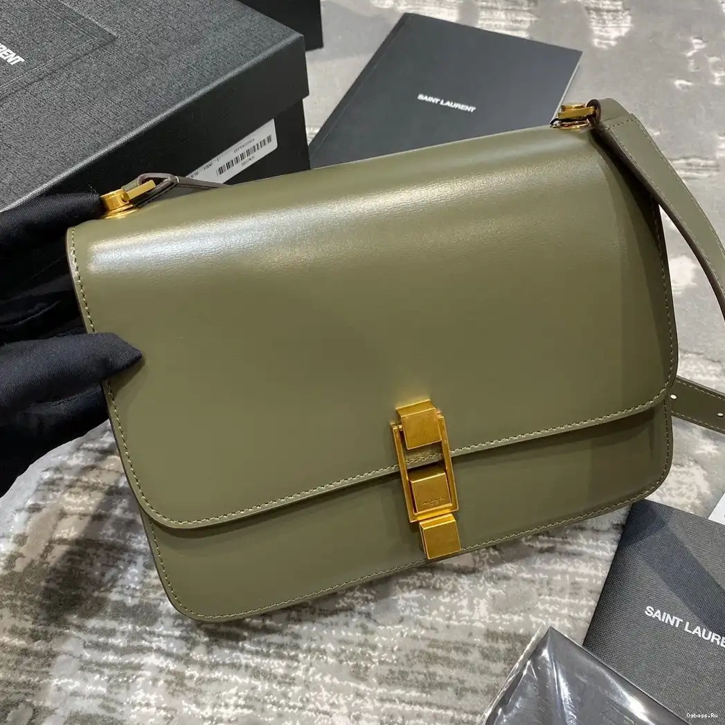 SATCHEL LOULOU YSL LEATHER IN CARRE SMOOTH 0620